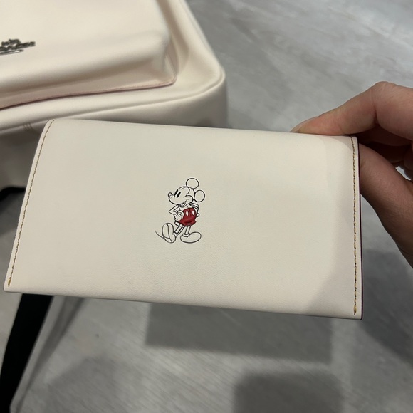 NEW | Authentic Coach X Disney Mickey Mouse Backpack | w/ Matching Wallet - Picture 5 of 8